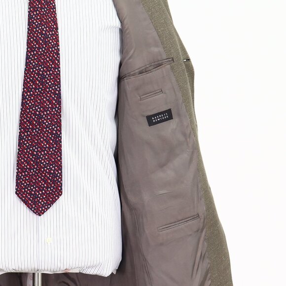 Hugo Boss 42R Beige Solid 3-Button Sport Coat Blazer Jacket V685 - Picture 10 of 11